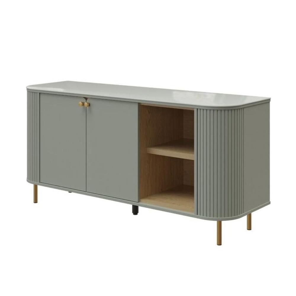 ตู้เตี้ย SB FURNITURE SOUL 19232107 160 ซม. สี PEWTER GREY