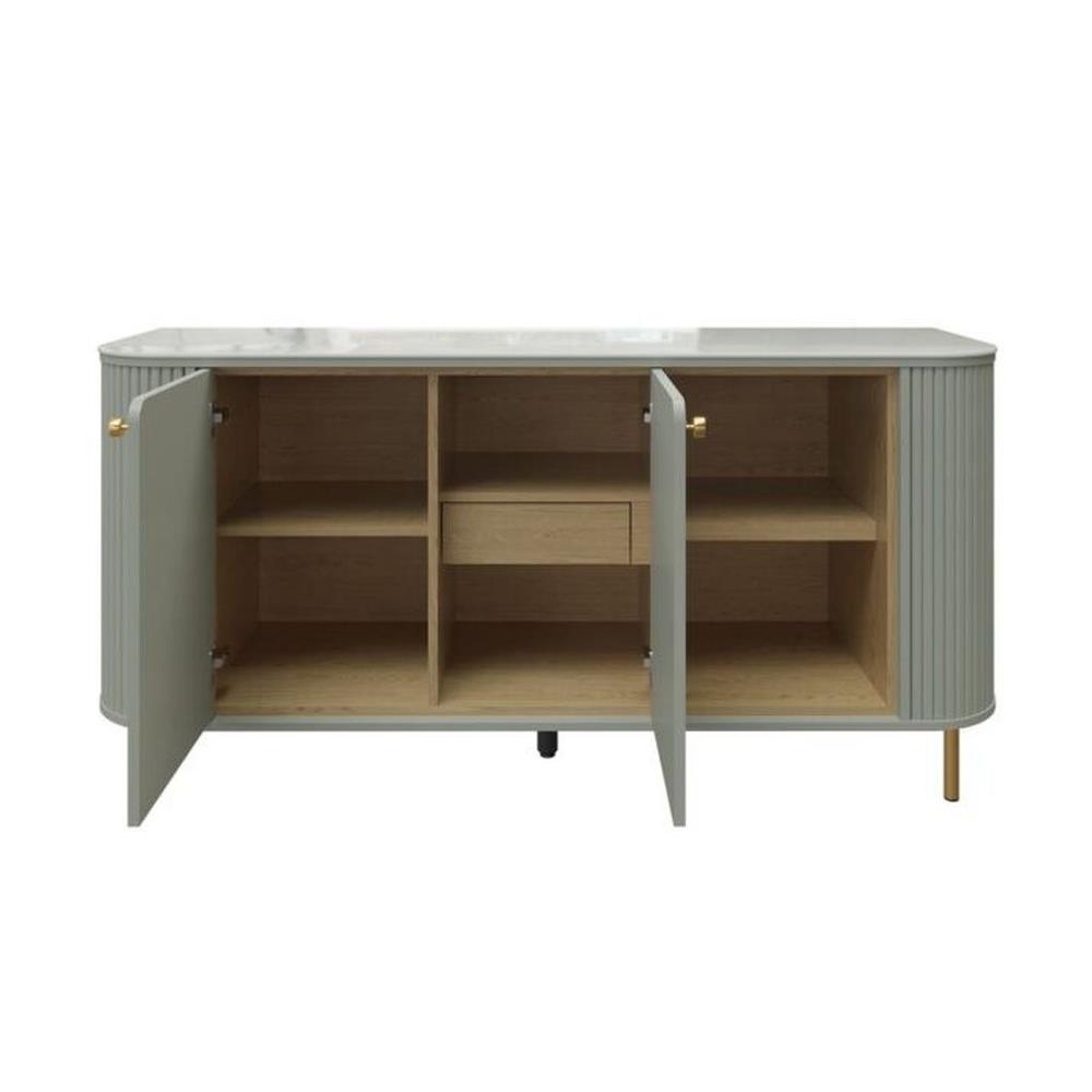 ตู้เตี้ย SB FURNITURE SOUL 19232107 160 ซม. สี PEWTER GREY