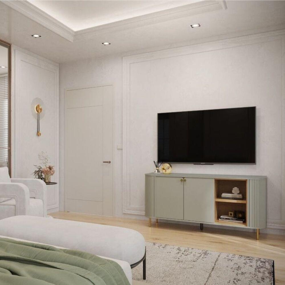 ตู้เตี้ย SB FURNITURE SOUL 19232107 160 ซม. สี PEWTER GREY