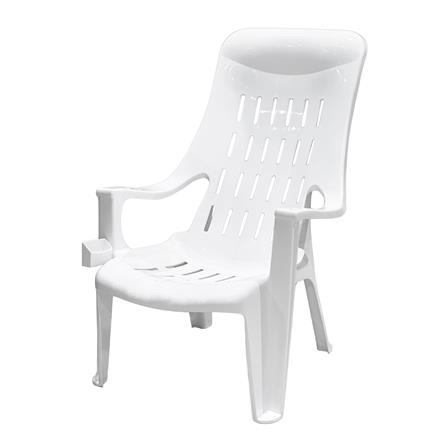 เก้าอี้พลาสติก SPRING SLEPT สีขาว_0