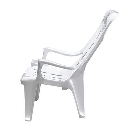 เก้าอี้พลาสติก SPRING SLEPT สีขาว_2