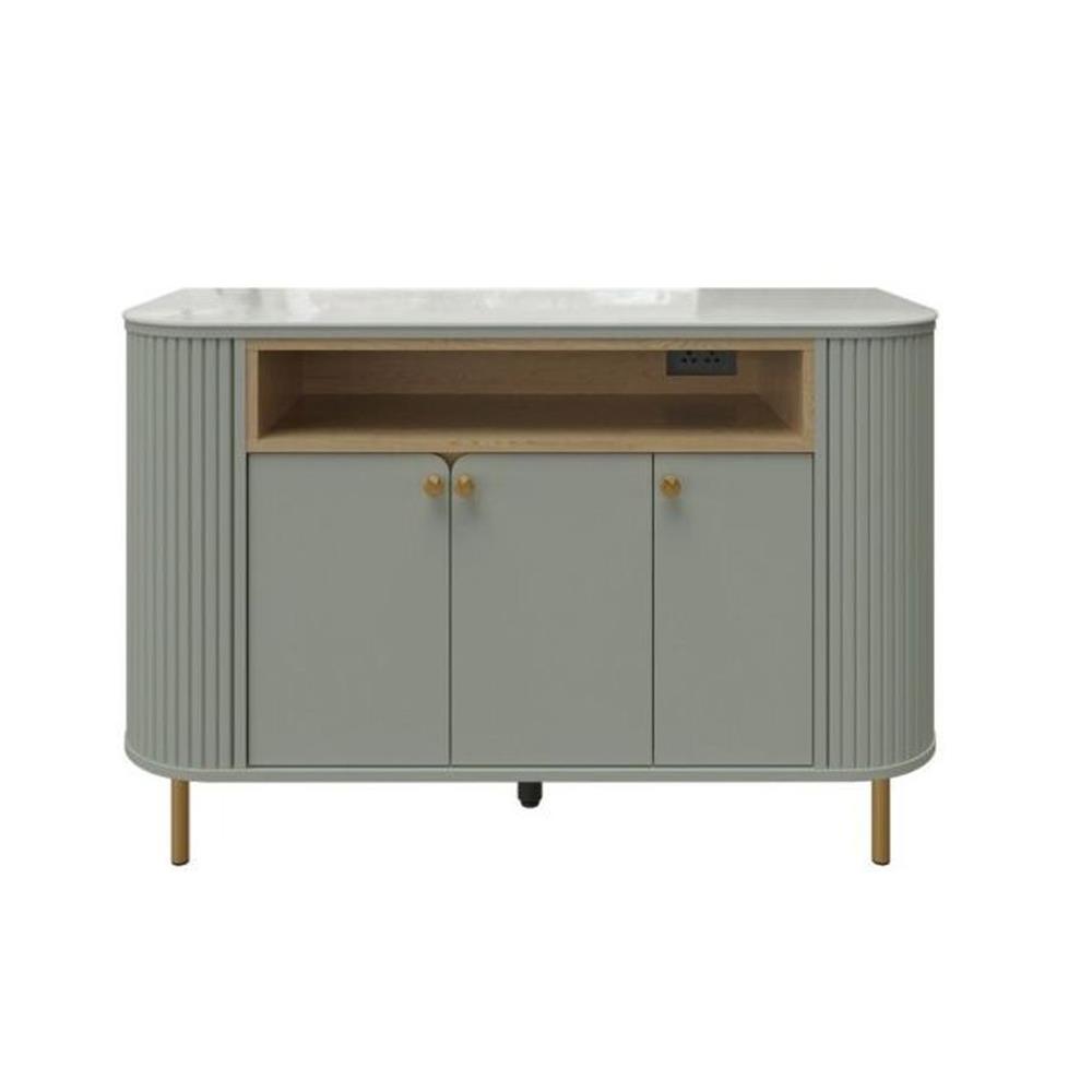 โต๊ะเครื่องแป้ง SB FURNITURE SOUL 19232108 120 ซม. สี PEWTER GREY