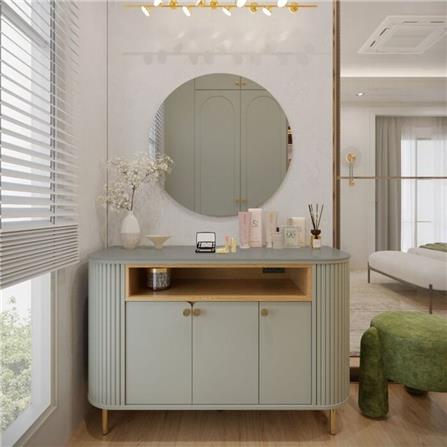 โต๊ะเครื่องแป้ง SB FURNITURE SOUL 19232108 120 ซม. สี PEWTER GREY_5