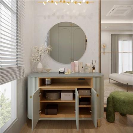 โต๊ะเครื่องแป้ง SB FURNITURE SOUL 19232108 120 ซม. สี PEWTER GREY_6