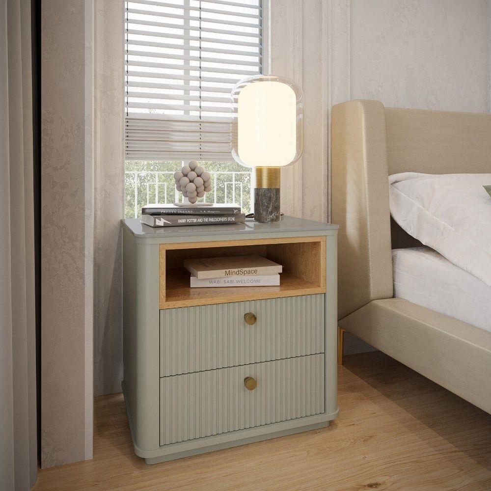 ตู้ข้างเตียง SB FURNITURE SOUL 19232526 58 ซม. สี PEWTER GREY