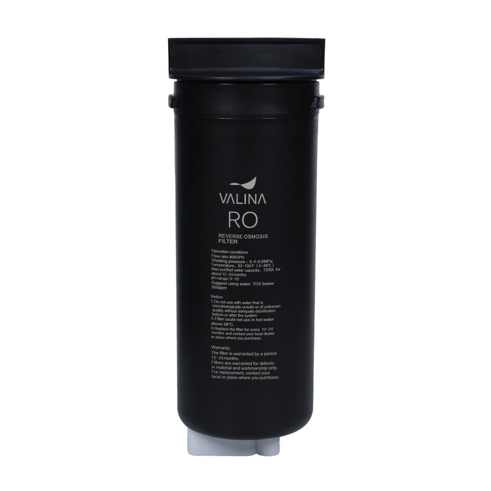 ไส้กรองน้ำดื่ม VALINA BLACK RO MEMBRANE 800 G (NO.2)_1