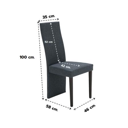 เก้าอี้ทานข้าว KONCEPT EMMILY 19222213 สีวอลนัท_3
