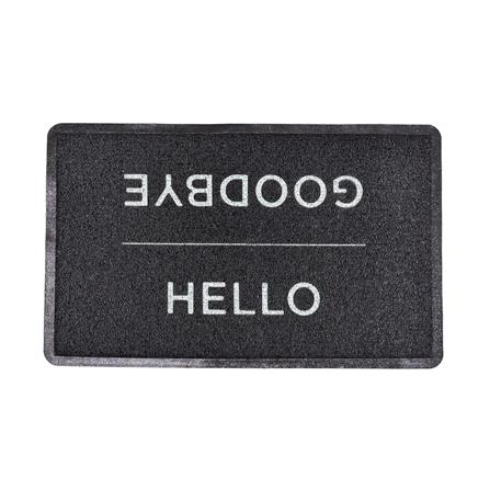 พรมเช็ดเท้าดักฝุ่น HOME LIVING STYLE G&H 45X75 ซม. สีดำ_0