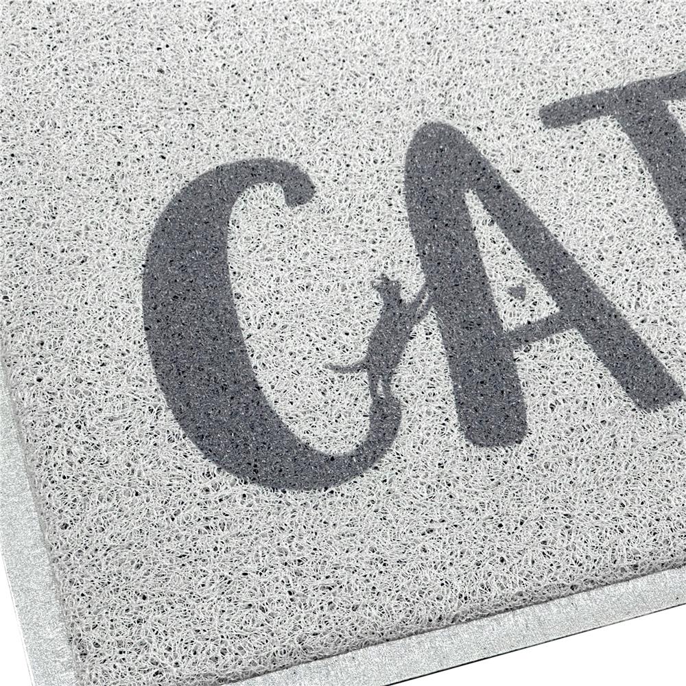 พรมเช็ดเท้าดักฝุ่น HOME LIVING STYLE KIDTY 45X75 ซม. สีเทา