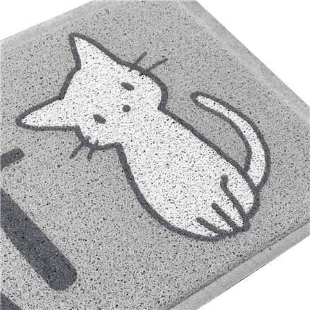 พรมเช็ดเท้าดักฝุ่น HOME LIVING STYLE KIDTY 45X75 ซม. สีเทา_4