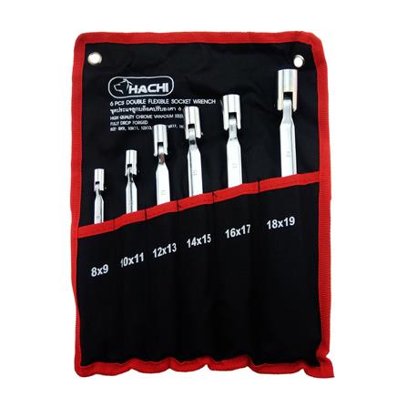 ชุดประแจลูกบล็อกปรับองศา HACHI 6 ชิ้น_0