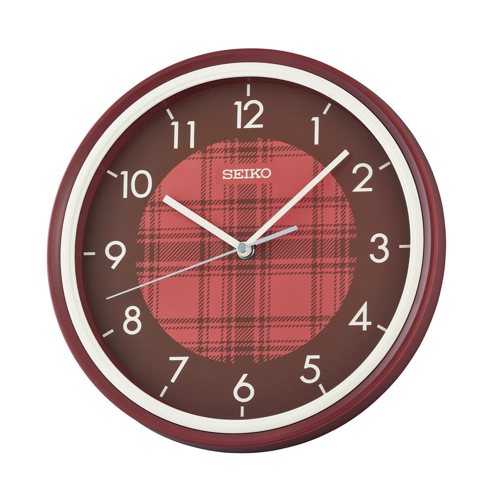 นาฬิกาแขวน SEIKO CLOCKS QHA016R 10.8 นิ้ว สีแดง