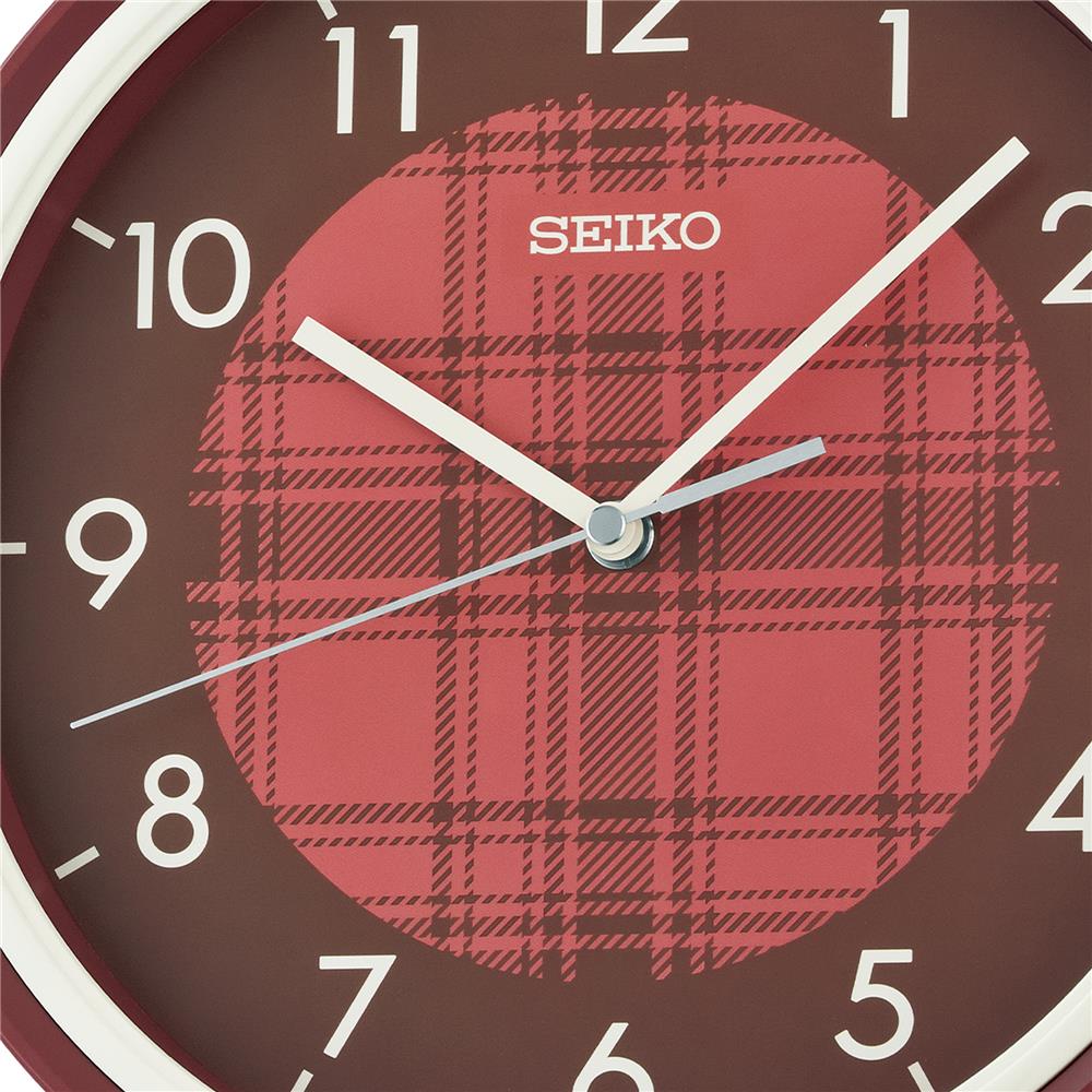 นาฬิกาแขวน SEIKO CLOCKS QHA016R 10.8 นิ้ว สีแดง