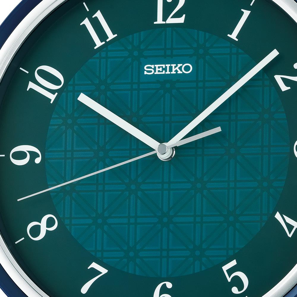 นาฬิกาแขวน SEIKO CLOCKS QHA016L 10.8 นิ้ว สีน้ำเงิน