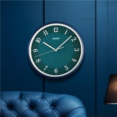 นาฬิกาแขวน SEIKO CLOCKS QHA016L 10.8 นิ้ว สีน้ำเงิน_4