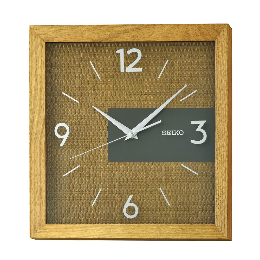 นาฬิกาแขวน SEIKO CLOCKS QXA845B 12.9 นิ้ว สีน้ำตาล