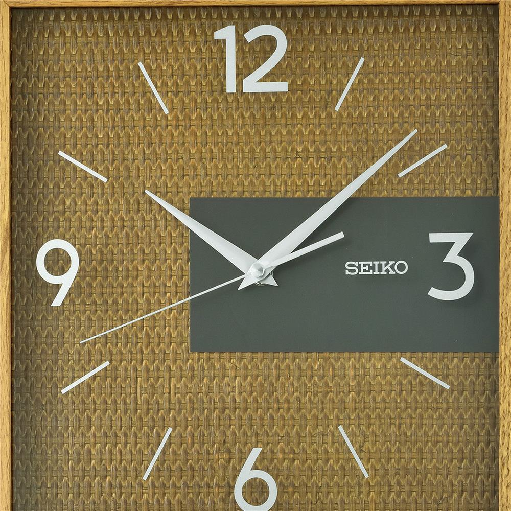 นาฬิกาแขวน SEIKO CLOCKS QXA845B 12.9 นิ้ว สีน้ำตาล