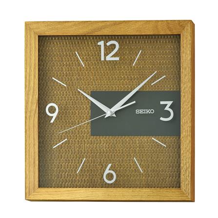 นาฬิกาแขวน SEIKO CLOCKS QXA845B 12.9 นิ้ว สีน้ำตาล_0