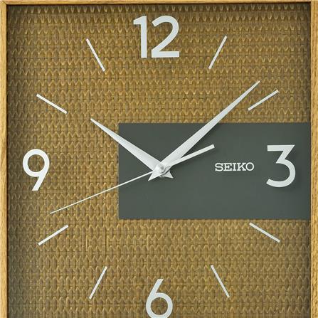 นาฬิกาแขวน SEIKO CLOCKS QXA845B 12.9 นิ้ว สีน้ำตาล_1