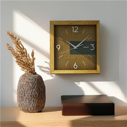 นาฬิกาแขวน SEIKO CLOCKS QXA845B 12.9 นิ้ว สีน้ำตาล_4