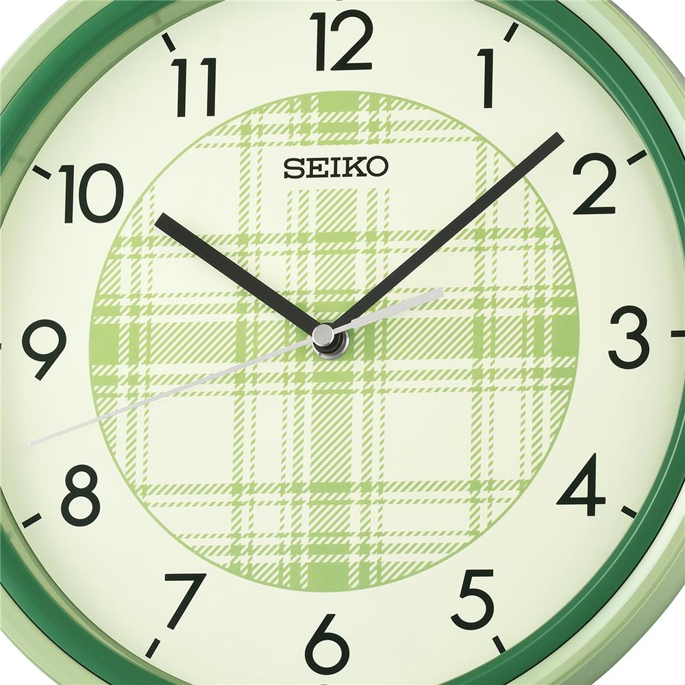 นาฬิกาแขวน SEIKO CLOCKS QHA016M 10.8 นิ้ว สีเขียว