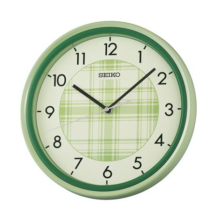 นาฬิกาแขวน SEIKO CLOCKS QHA016M 10.8 นิ้ว สีเขียว