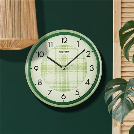 นาฬิกาแขวน SEIKO CLOCKS QHA016M 10.8 นิ้ว สีเขียว_4