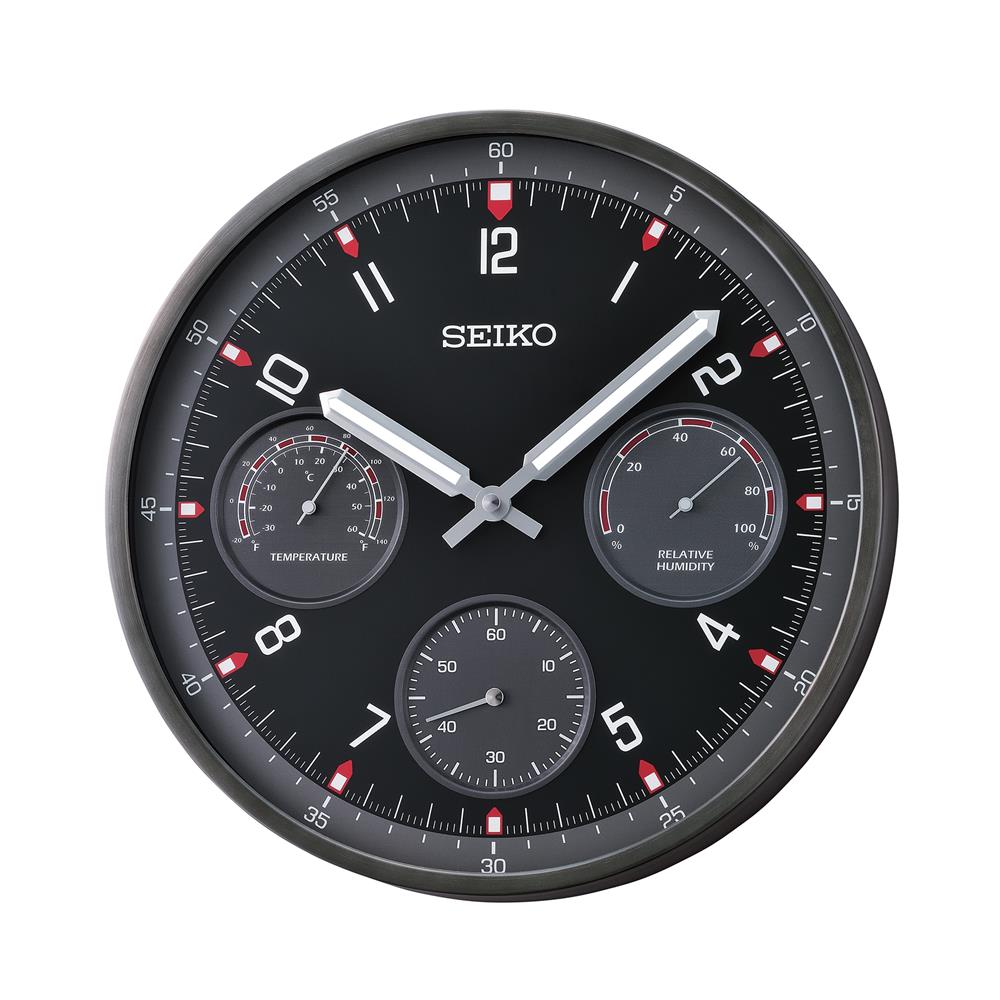 นาฬิกาแขวน SEIKO CLOCKS QXA823K 12.9 นิ้ว สีดำ