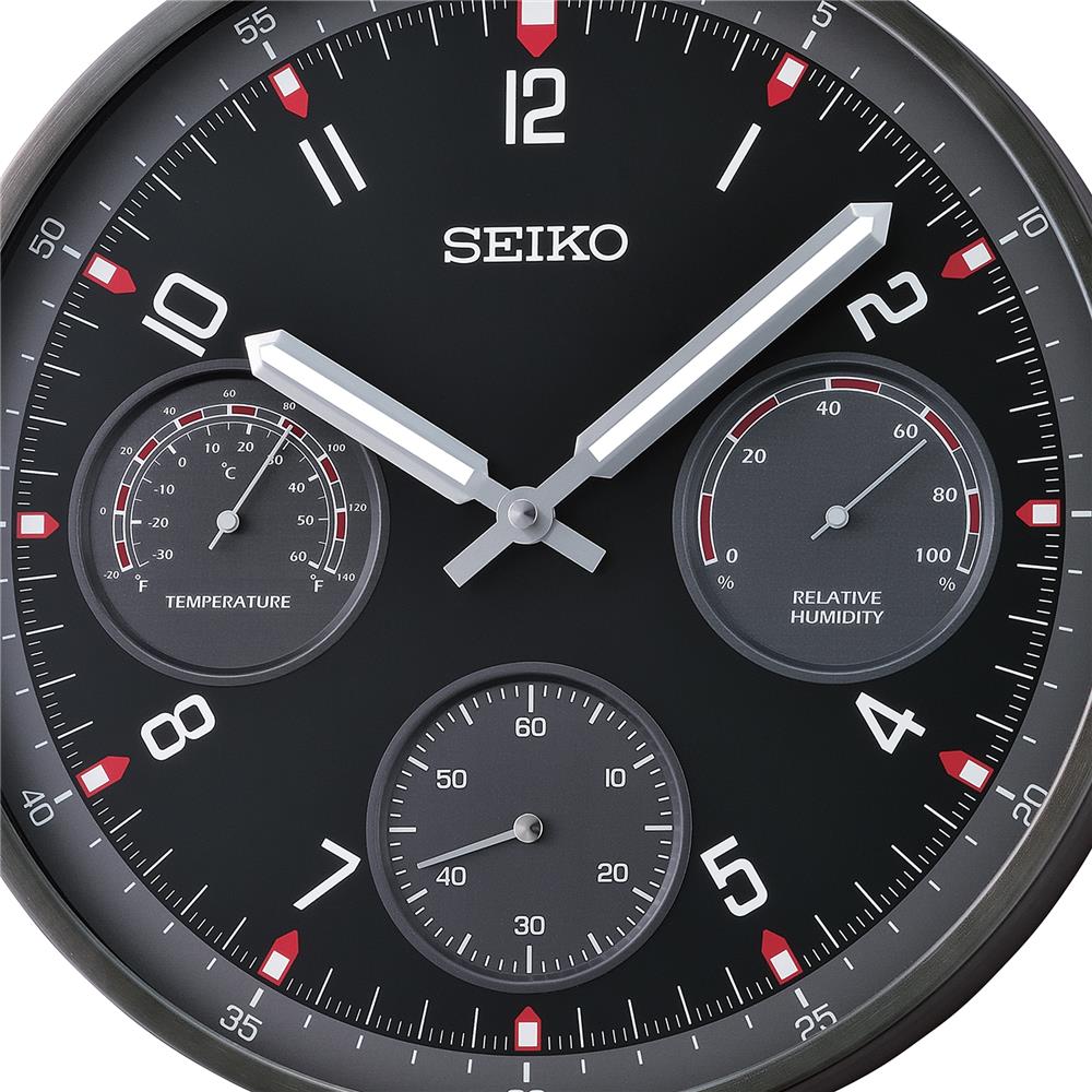 นาฬิกาแขวน SEIKO CLOCKS QXA823K 12.9 นิ้ว สีดำ