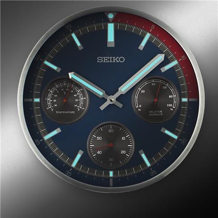 นาฬิกาแขวน SEIKO CLOCKS QXA822S 12.9 นิ้ว สีน้ำเงิน_5