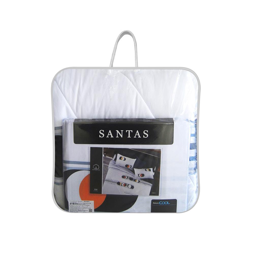 ชุดผ้าปูที่นอน 3.5 ฟุต 4 ชิ้น SANTAS COTTON USA CURIO GR