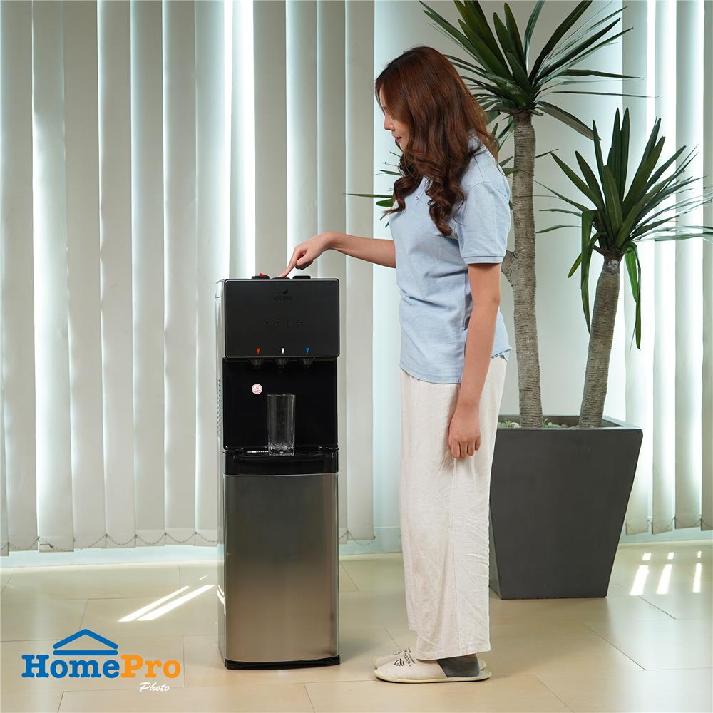 ตู้น้ำดื่ม VALINA VB-B1 3 หัวก๊อก (ถังล่าง) สีดำ