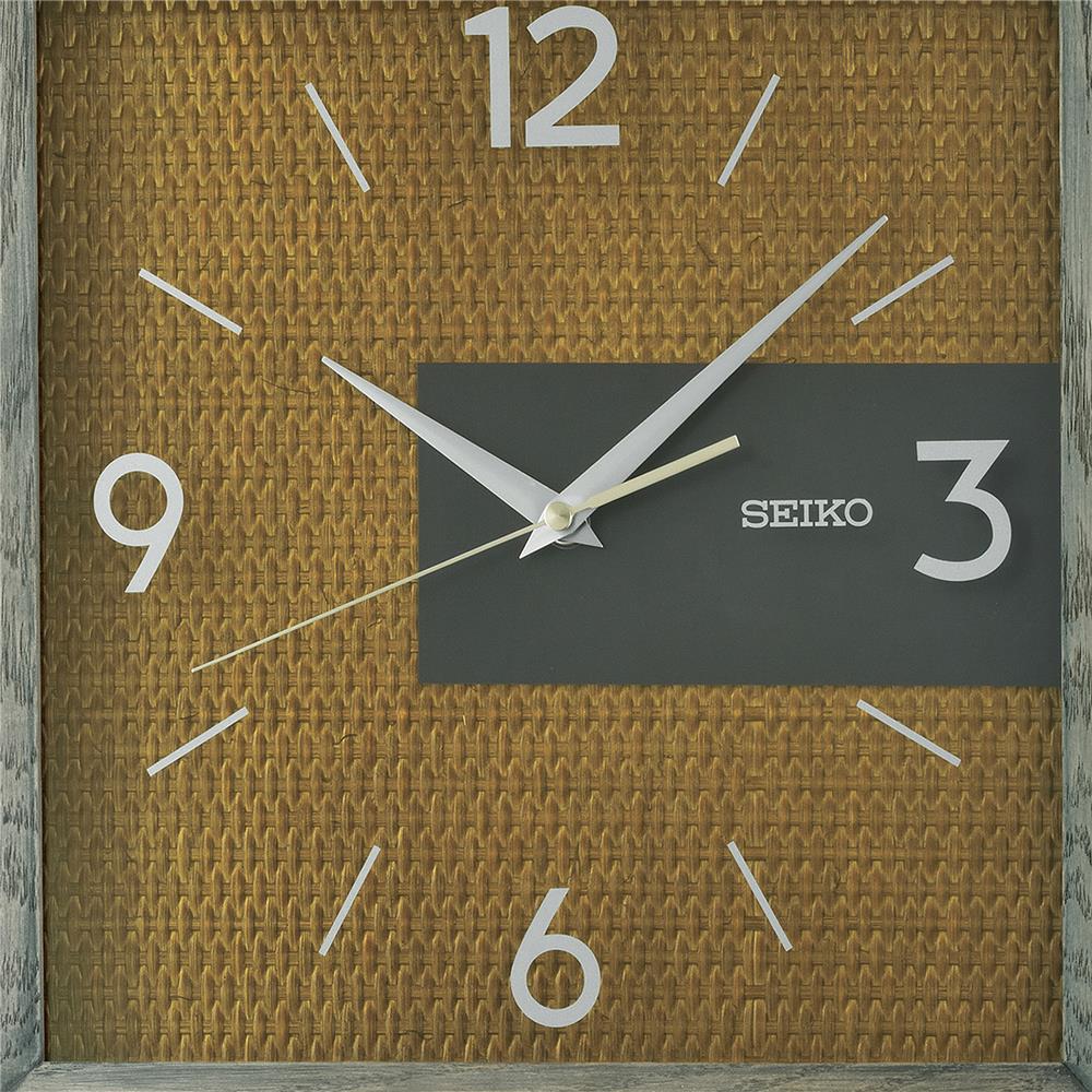 นาฬิกาแขวน SEIKO CLOCKS QXA845N 12.9 นิ้ว สีน้ำตาล