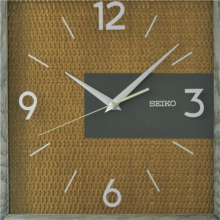นาฬิกาแขวน SEIKO CLOCKS QXA845N 12.9 นิ้ว สีน้ำตาล_1