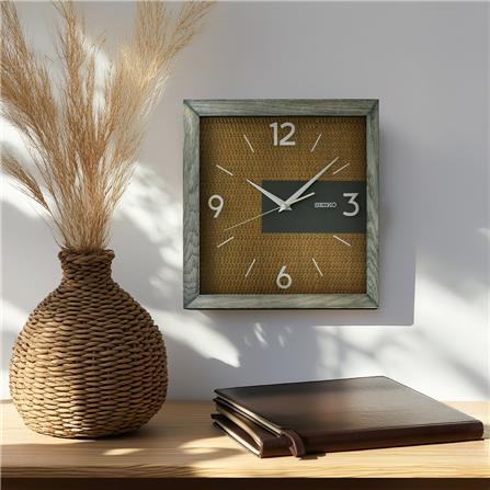 นาฬิกาแขวน SEIKO CLOCKS QXA845N 12.9 นิ้ว สีน้ำตาล_4