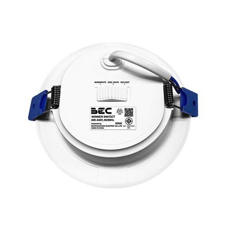 ดาวน์ไลท์ LED BEC WINNER 4.5 นิ้ว 9 วัตต์ DAYLIGHT/COOL WHITE/WARM WHITE สีขาว_2