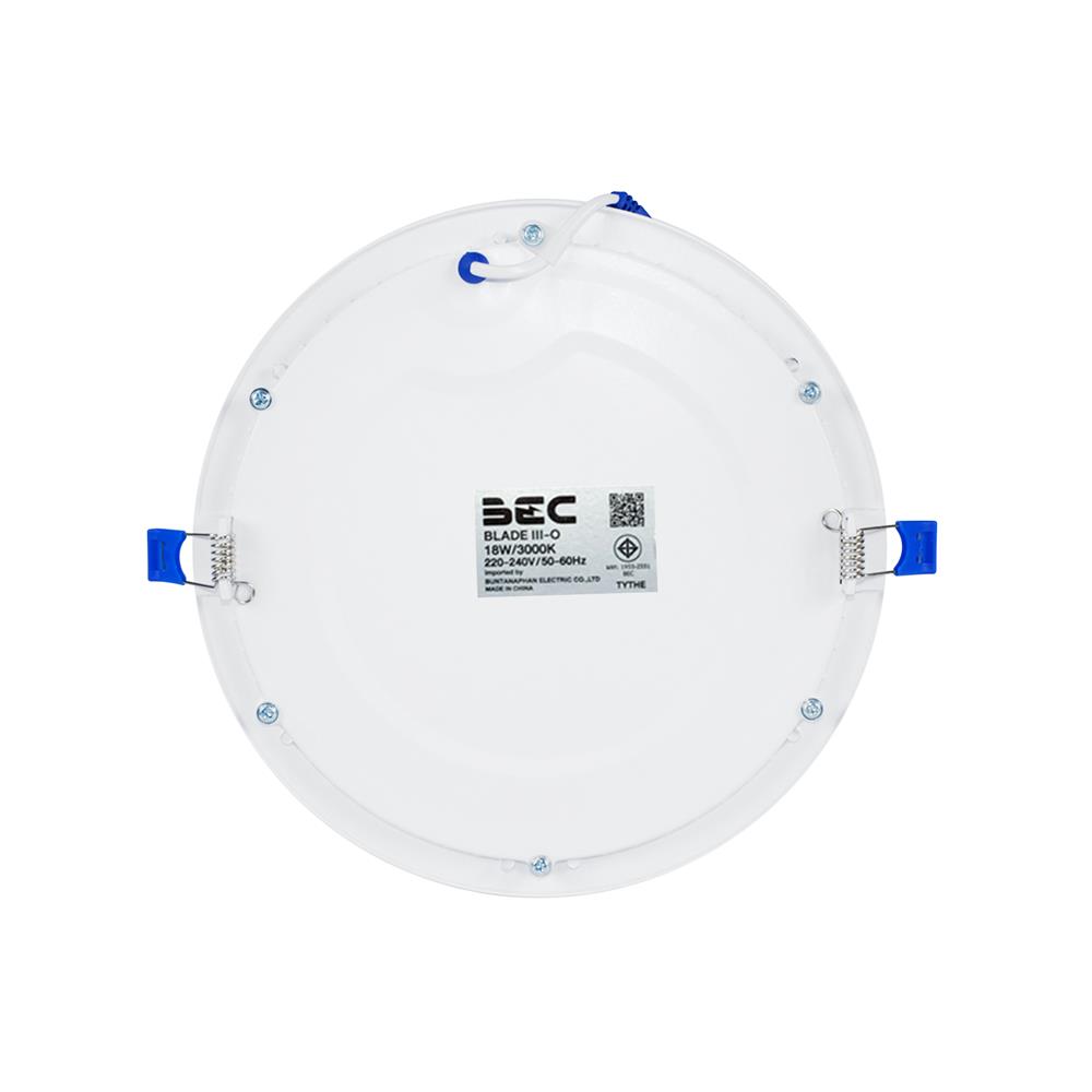ดาวน์ไลท์ LED BEC BLADE III-O 8 นิ้ว 18 วัตต์ WARM WHITE สีขาว