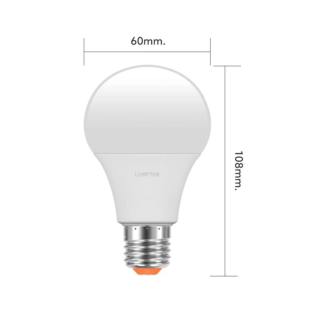 หลอด LED LAMPTAN BULB DIMMABLE MOOD 9 วัตต์ COOL WHITE E27