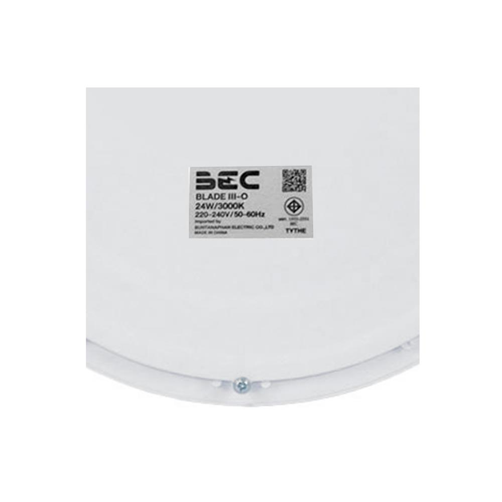 ดาวน์ไลท์ LED BEC BLADE III-O 11 นิ้ว 24 วัตต์ WARM WHITE สีขาว