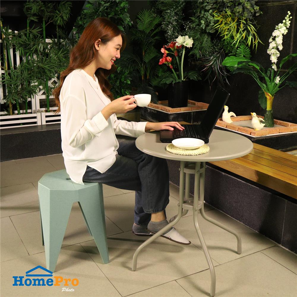 เก้าอี้พลาสติก SPRING NITTO CIRCULAR สีเขียว