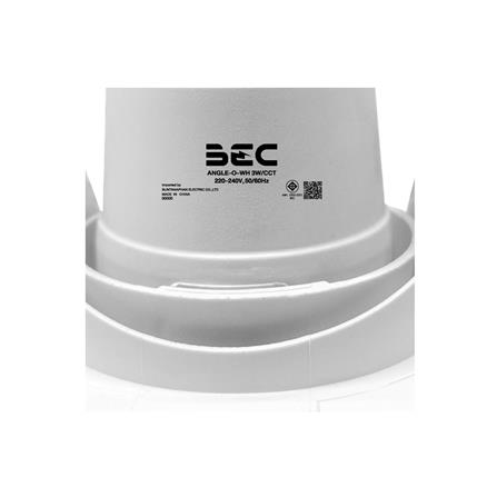 ดาวน์ไลท์ LED BEC ANGLE 2.5 นิ้ว 3 วัตต์ DAYLIGHT/COOL WHITE/WARM WHITE สีขาว_6