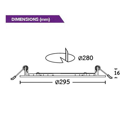 ดาวน์ไลท์ LED BEC BLADE III-O 11 นิ้ว 24 วัตต์ DAYLIGHT สีขาว_5