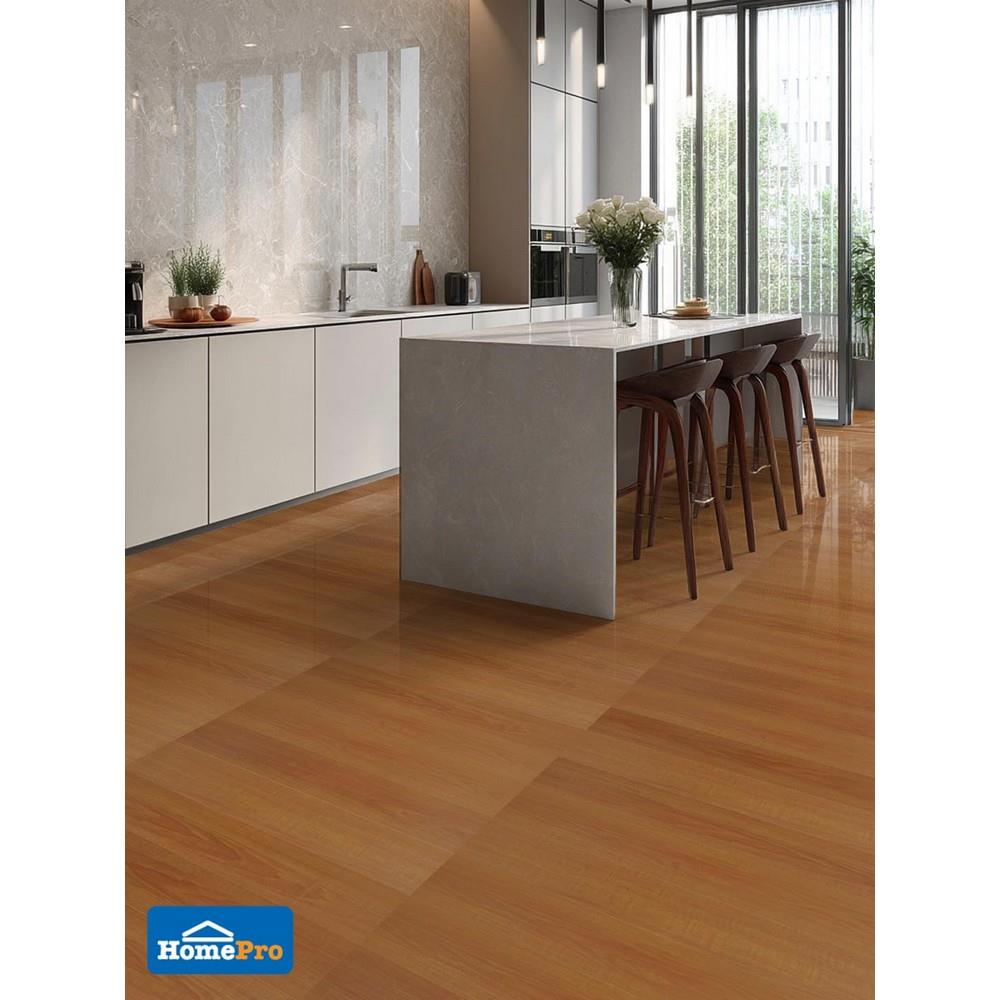 กระเบื้องยางไวนิล 15x91 ซม. TARA CLICK LOCK สีโอ๊ค