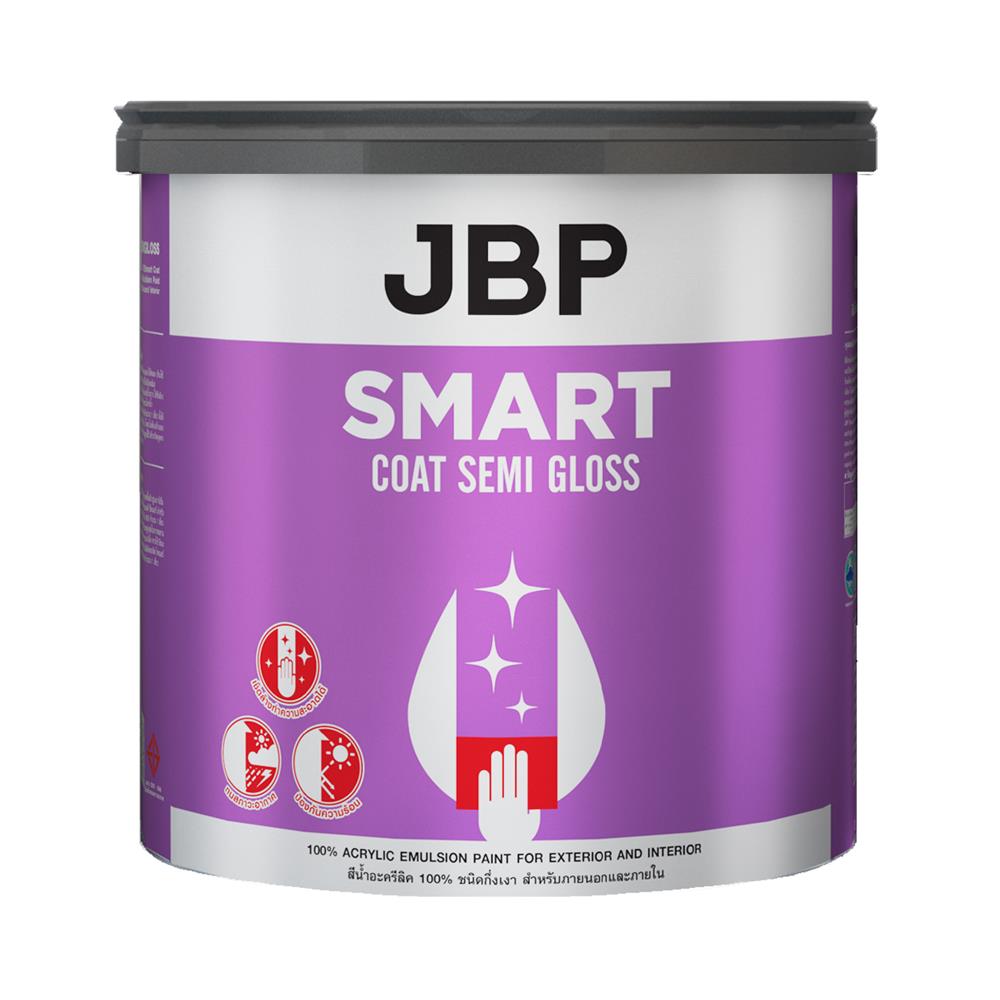 สีน้ำทาภายนอก ชนิดกึ่งเงา JBP SMART COAT G300 1 แกลลอน
