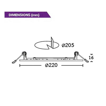 ดาวน์ไลท์ LED BEC BLADE III-O 8 นิ้ว 18 วัตต์ DAYLIGHT สีขาว_5