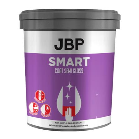 สีน้ำทาภายนอก ชนิดกึ่งเงา JBP SMART COAT G300 5 แกลลอน_0