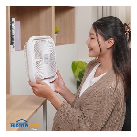 พัดลมพกพา 8 นิ้ว EKONO EK-PTB05 สีขาว_8