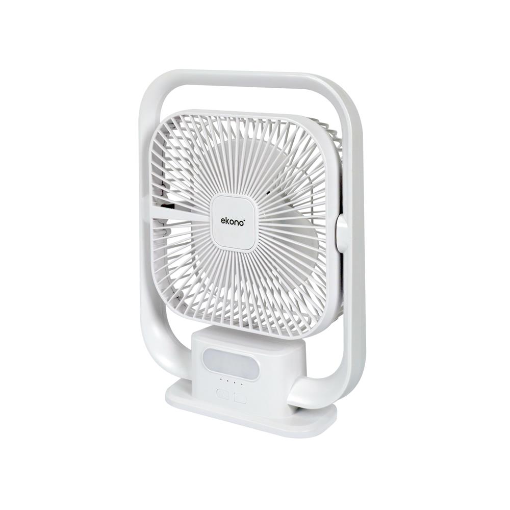 พัดลมพกพา 8 นิ้ว EKONO EK-PTB02 สีขาว