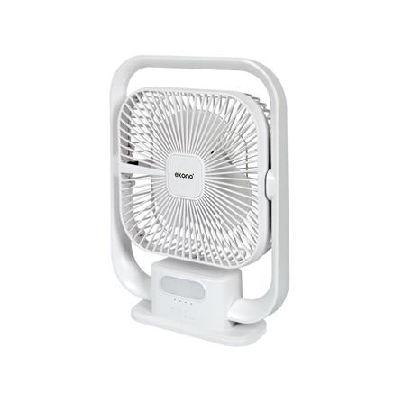 พัดลมพกพา 8 นิ้ว EKONO EK-PTB02 สีขาว_2