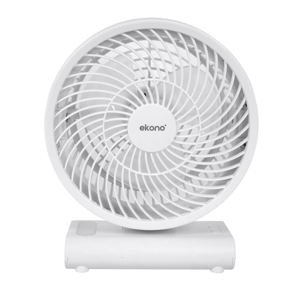 พัดลมพกพา 8 นิ้ว EKONO EK-PTB01 สีขาว_0